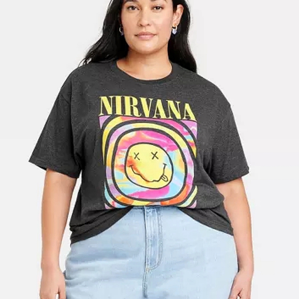 😋Nirvana Graphic Women's Tee